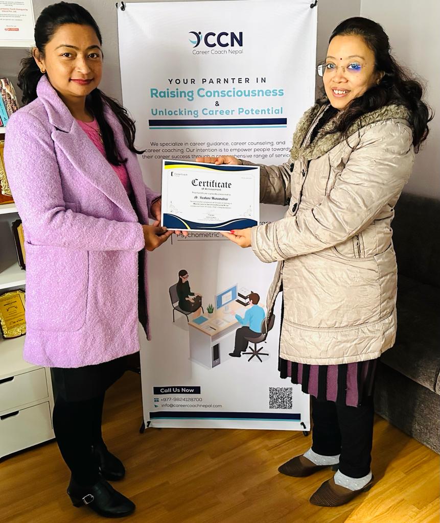 Moment at Certificate distribution - "Masterclass to become a Resume Writer"